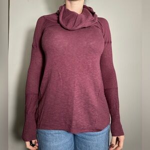 Ruby Moon Maroon Cowl Neck Sweater Size Medium